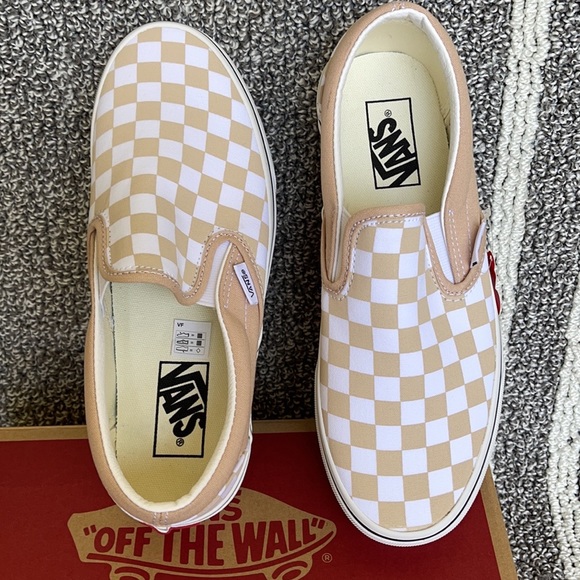 Vans Classic Slip-On Checkerboard Frappe/True White WMNS - Picture 14 of 16
